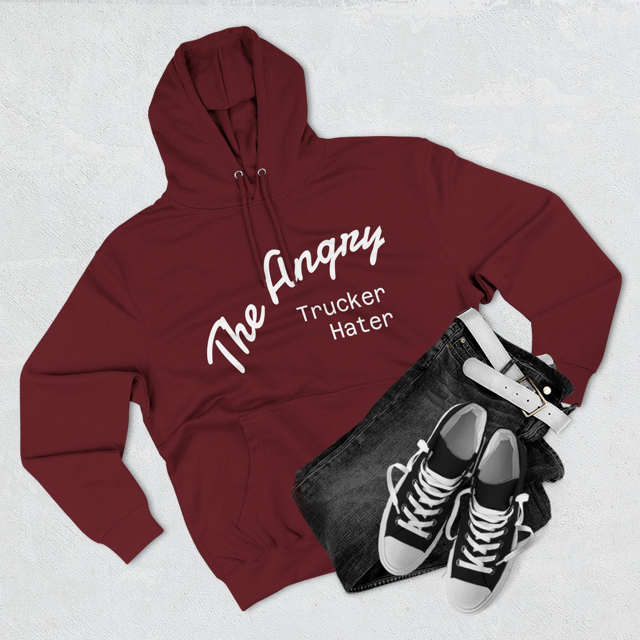 The Angry Trucker Hater Hoodie