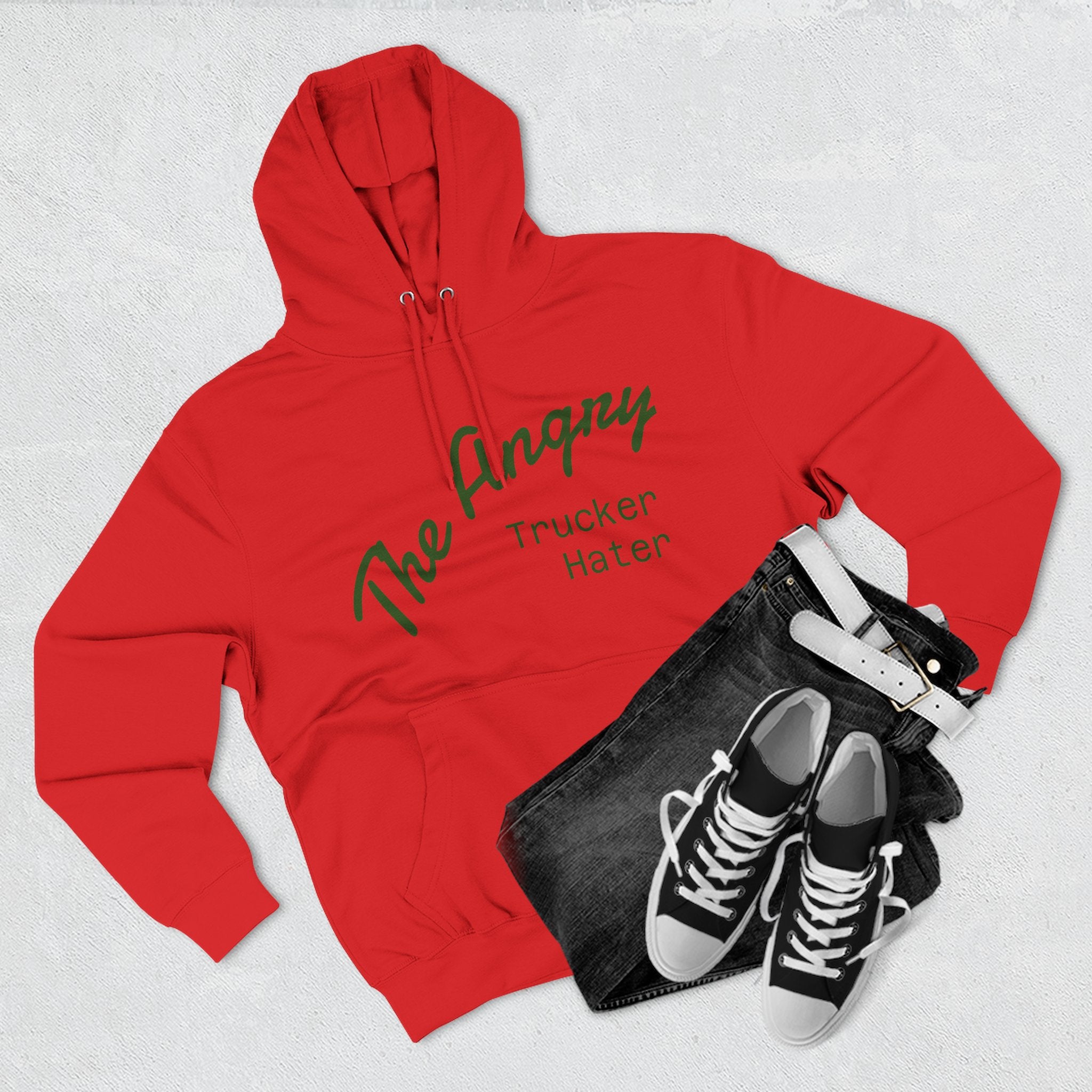 The Angry Trucker Hater Hoodie