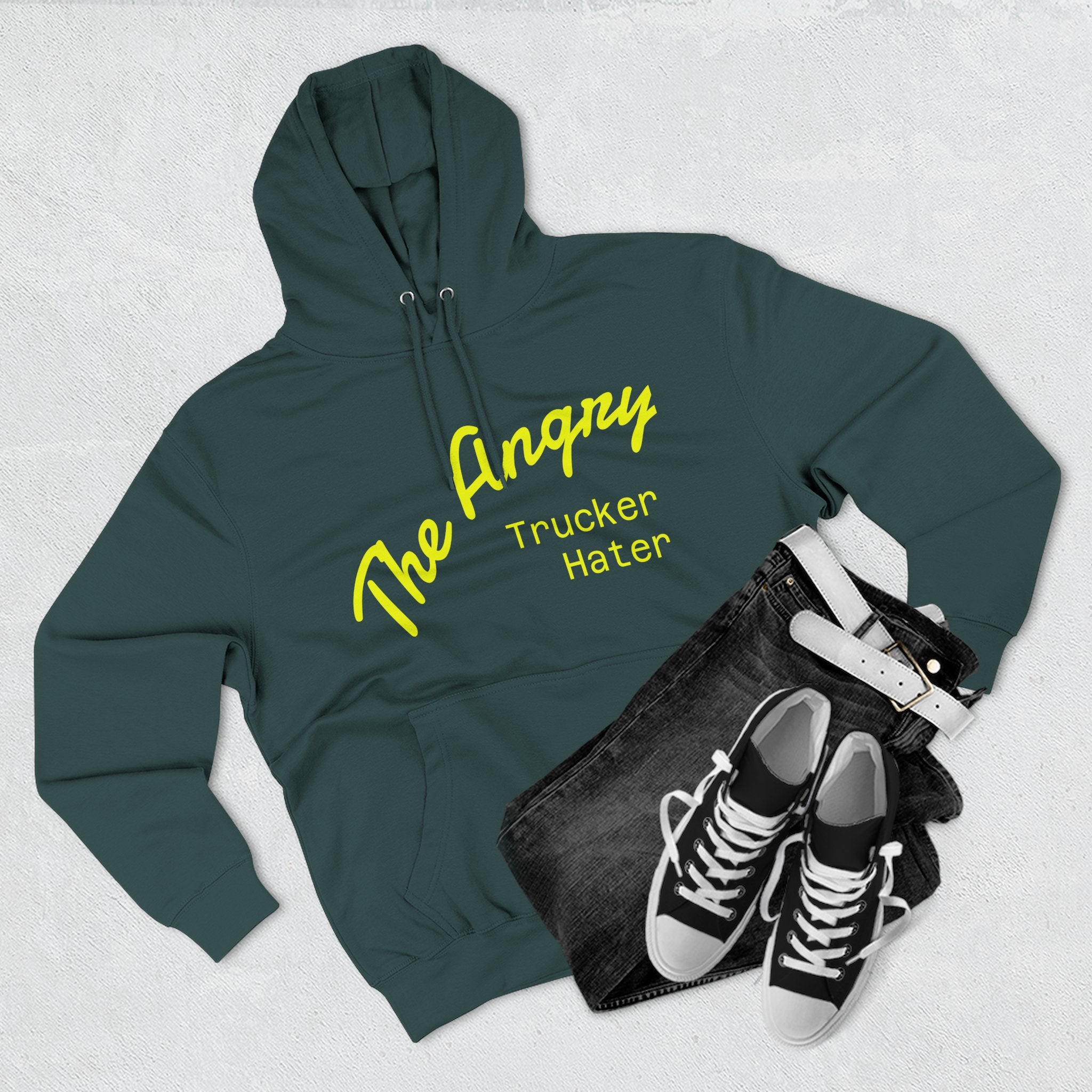The Angry Trucker Hater Hoodie