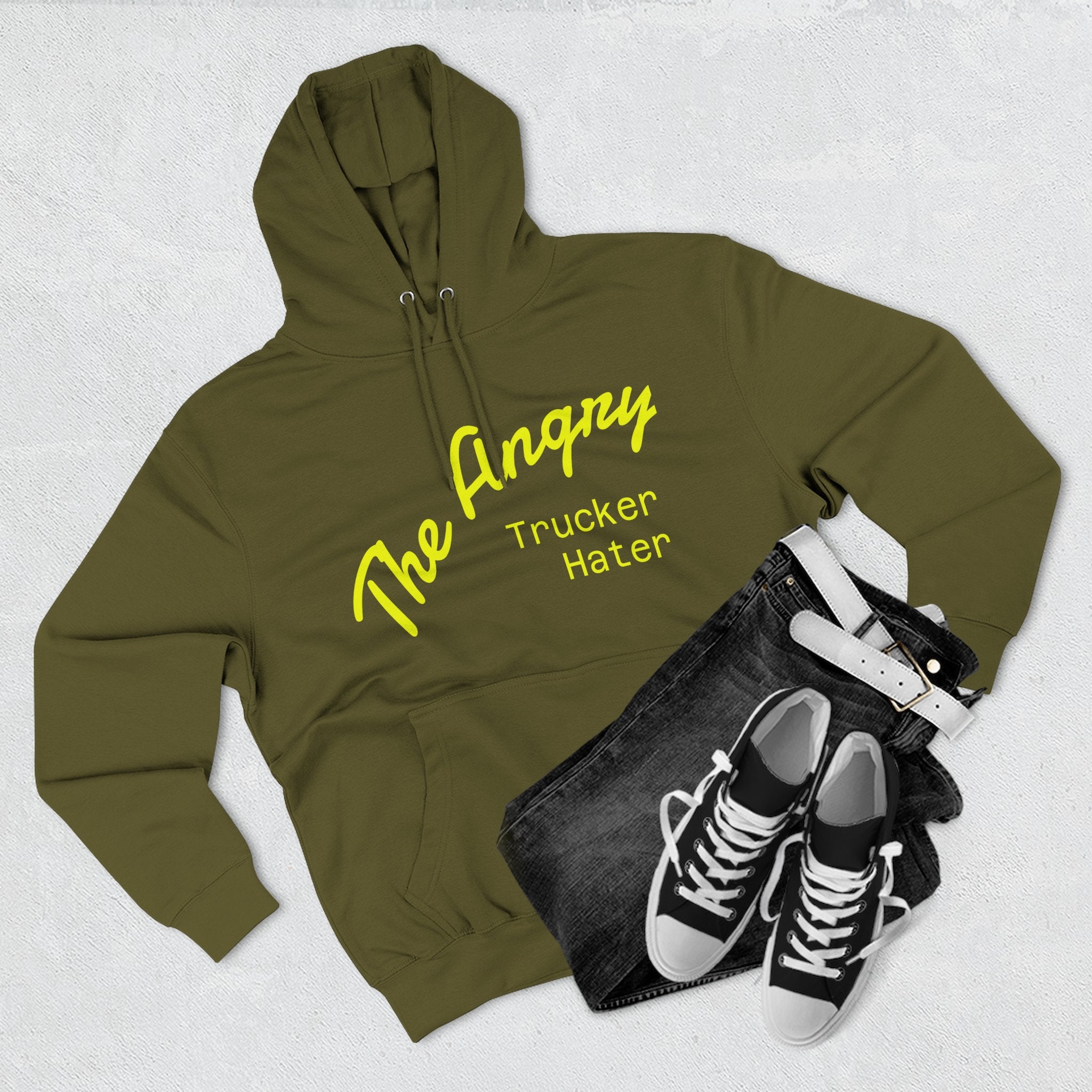 The Angry Trucker Hater Hoodie