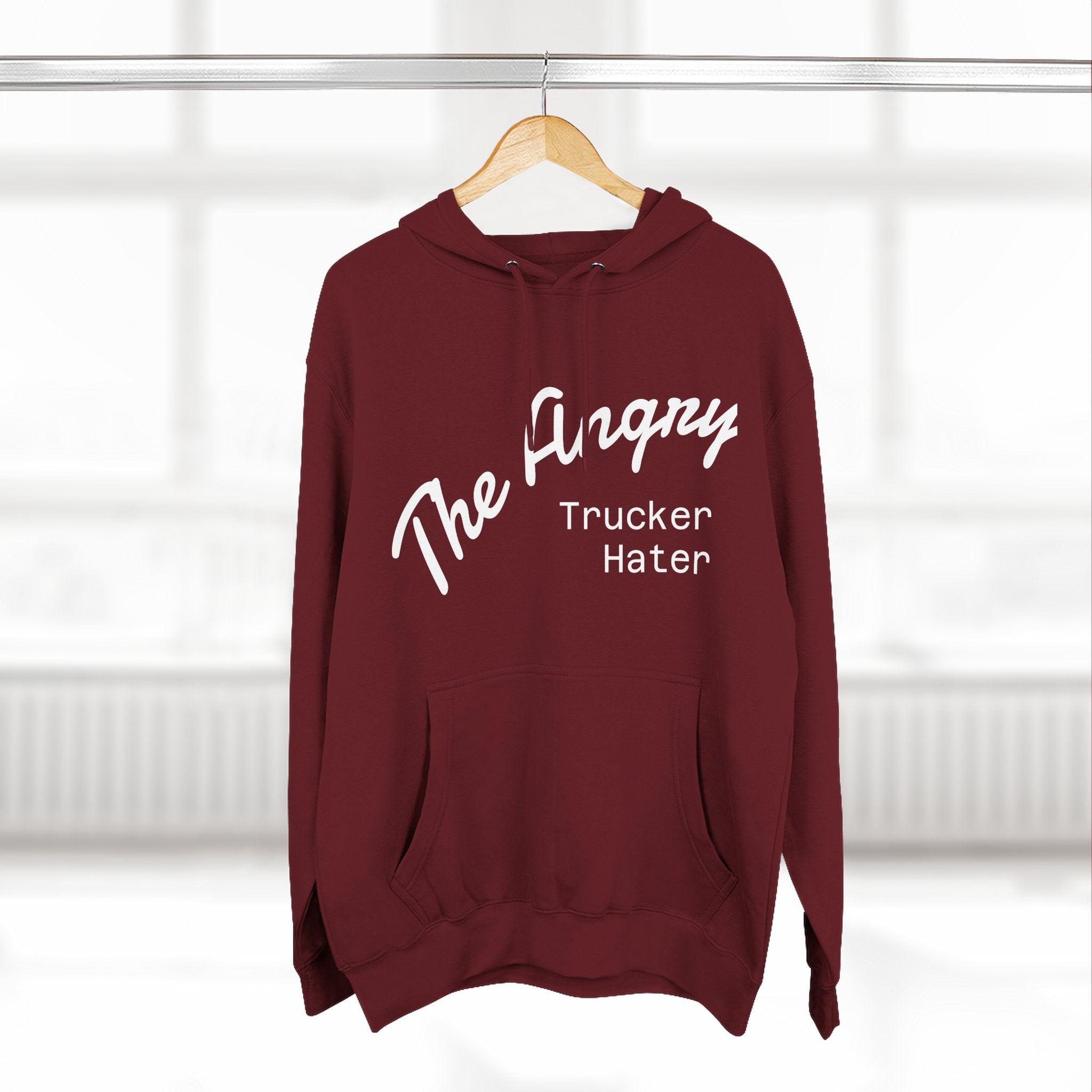 The Angry Trucker Hater Hoodie